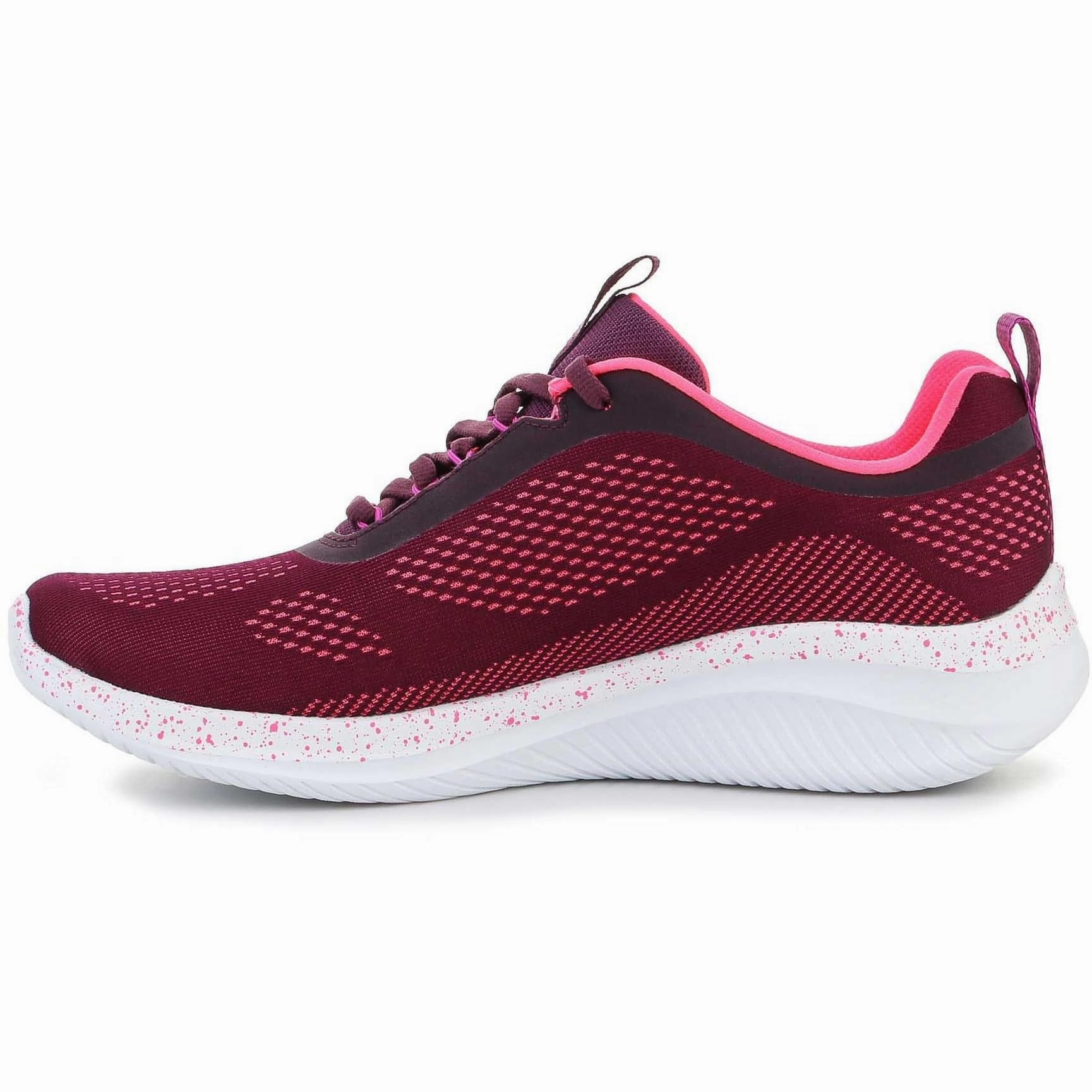 Micro Perforated Tongue Hyperelastic Foam Layers Skechers Ultra Flex 3.0 New Horizons Womens Training Shoes - Purple