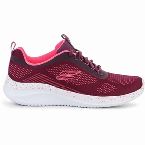 Natural Grip Hyperelastic Foam Layers Skechers Ultra Flex 3.0 New Horizons Womens Training Shoes - Purple