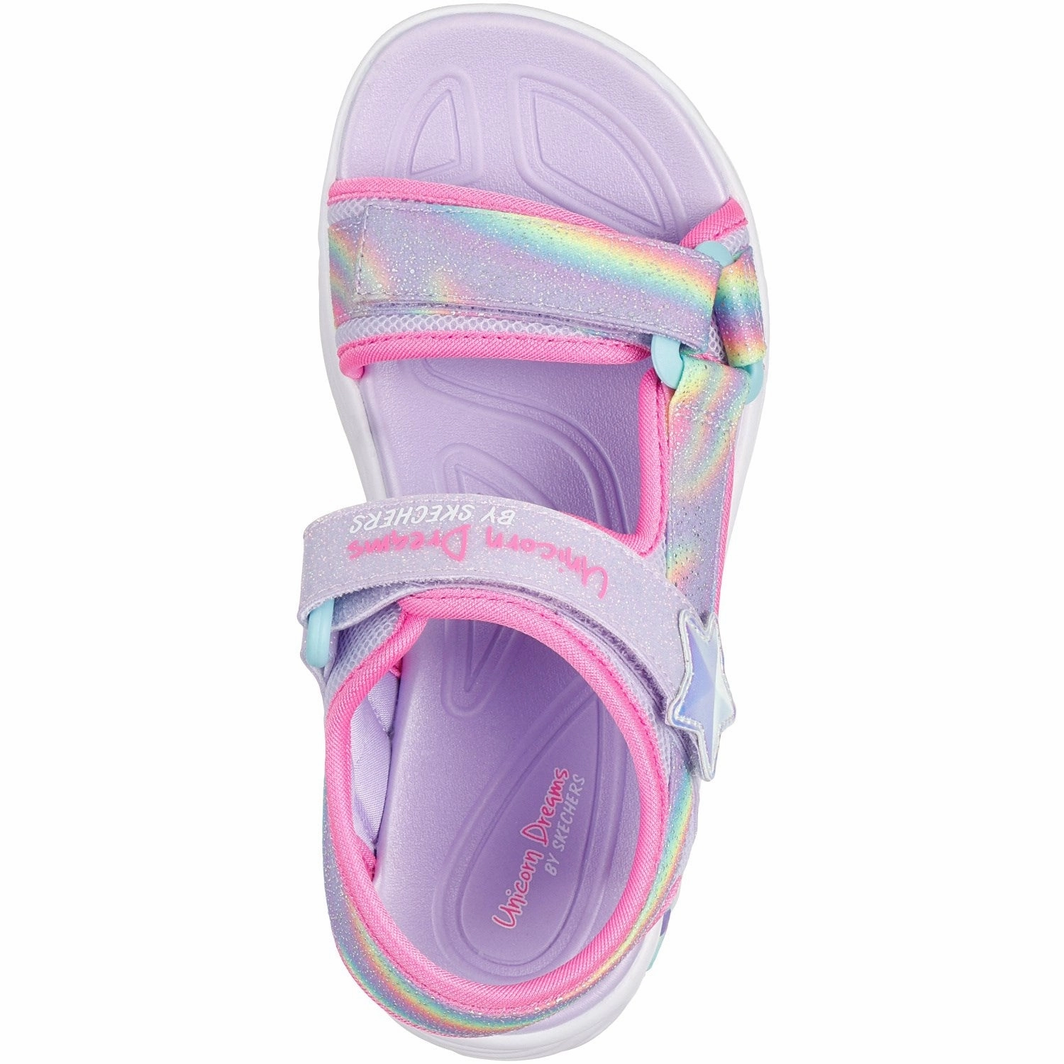 Skechers Unicorn Dreams Sandals Comfortable Midsole Easy Beach Slip