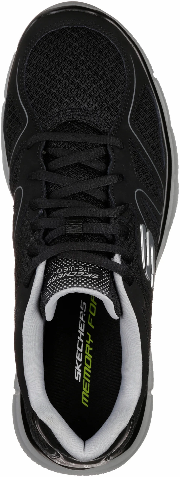 High Mileage Skechers Verse Flash Point Mens Training Shoes - Black