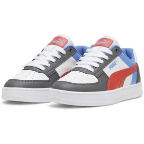 Puma Caven 2.0 Block Jr Sneakers Gray Cushioned Memory Foam Layered Look