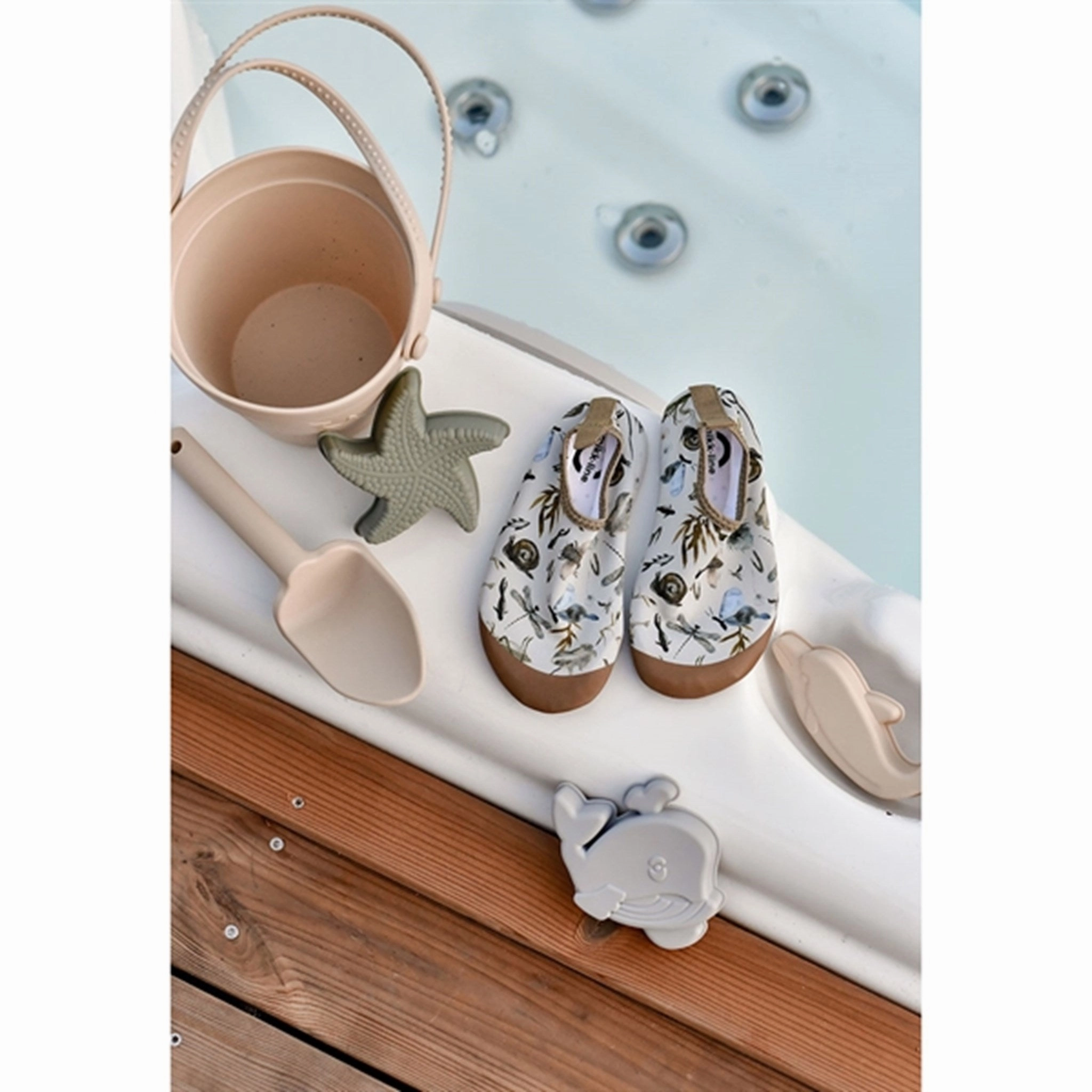 Trend Comfort Design Recycle Safe Mikk-Line Swim Shoe Desert Sage