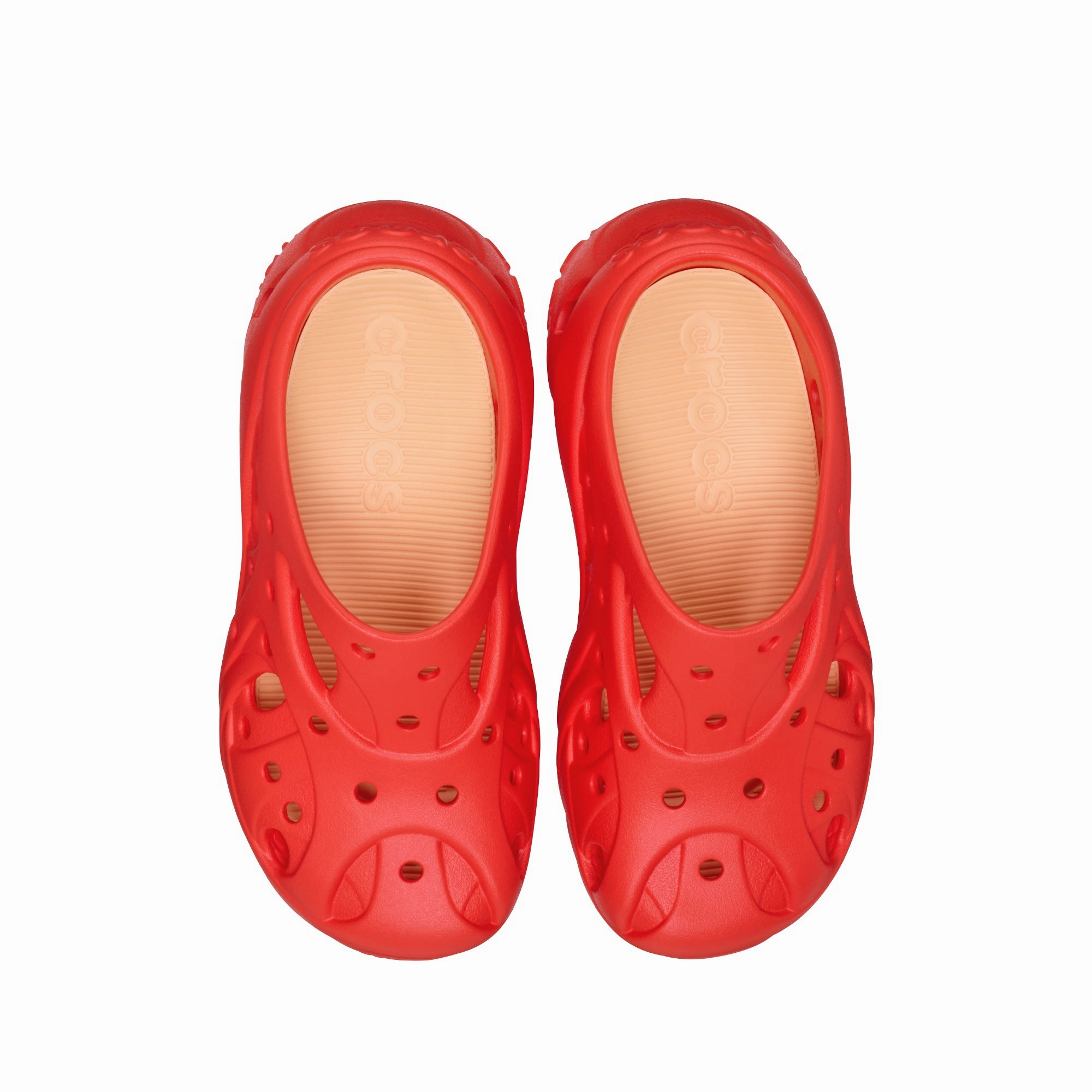hook and loop closure Energy Return Footbed Crocs Womens Caged Clog