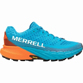 Merrell Agility Peak 5 Womens Trail Running Shoes - Blue Agility Hyperelastic Response Foam
