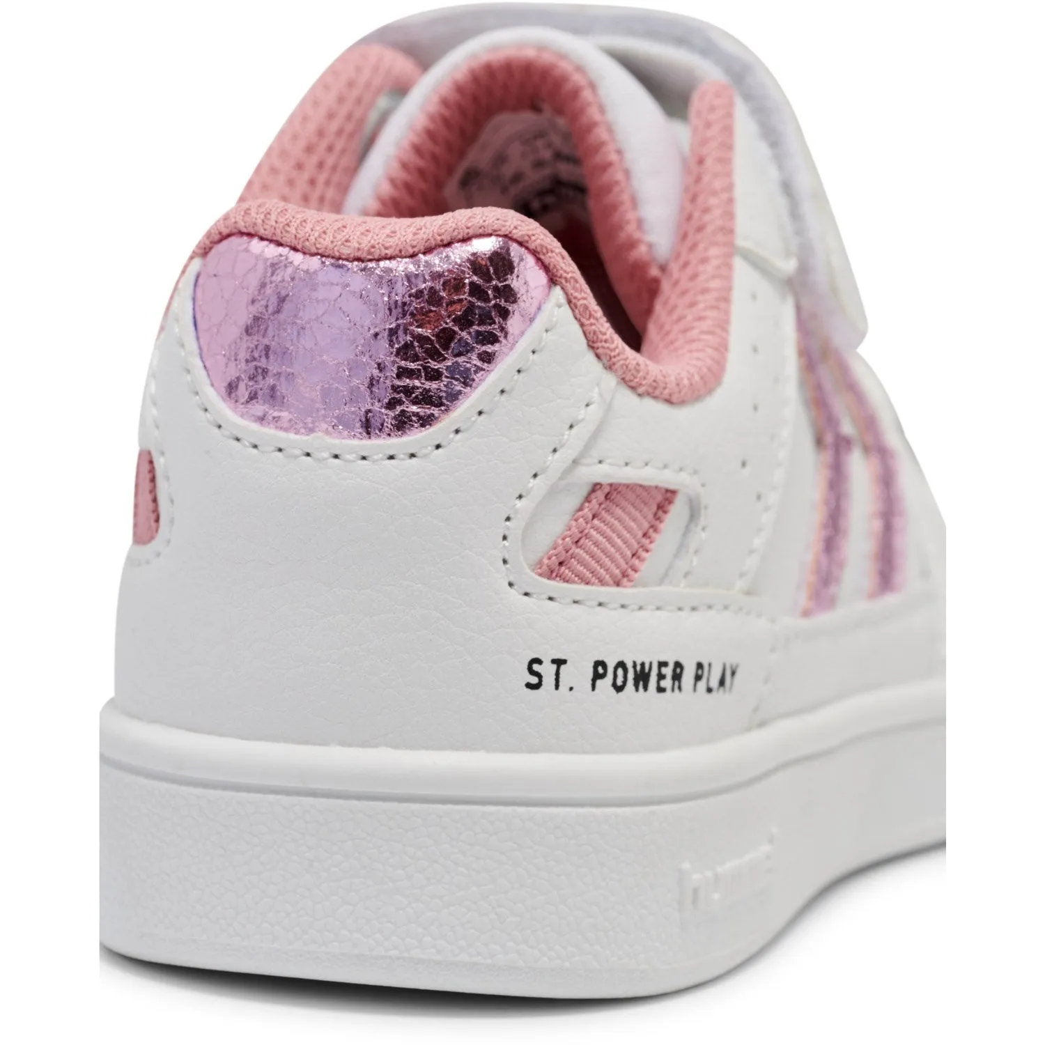 Shock Diffusing Heel Hummel Bridal Rose St Power Play Jr Sneakers