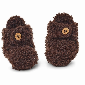 Smallstuff Brown Booties Boucl?? Merino Wool Foot Support