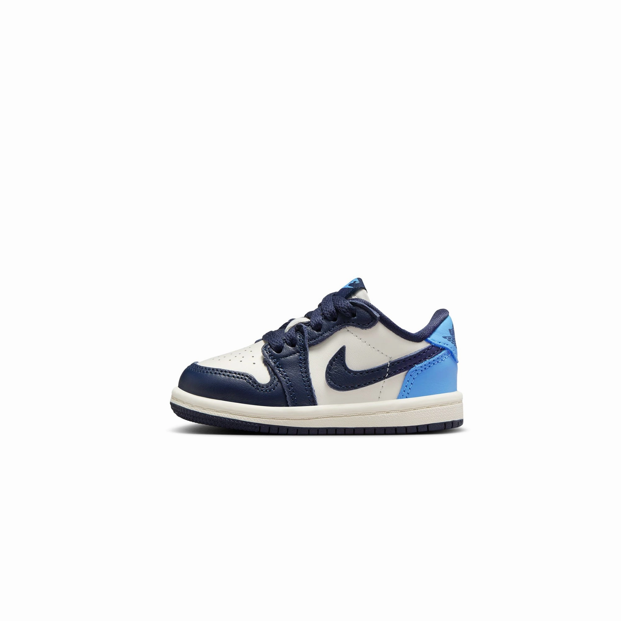 Air Jordan 1 Infants Low OG "Obsidian" Shoes Seamless Technology Aerodynamic Profile