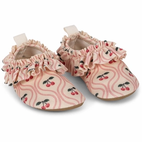 Konges Sl?jd Cherry Pink Motif Merle Frill Swim Shoes Wide Base