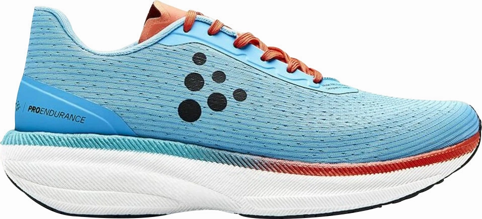 running with a watch Craft Pro Endur Distance Mens Running Shoes - Blue