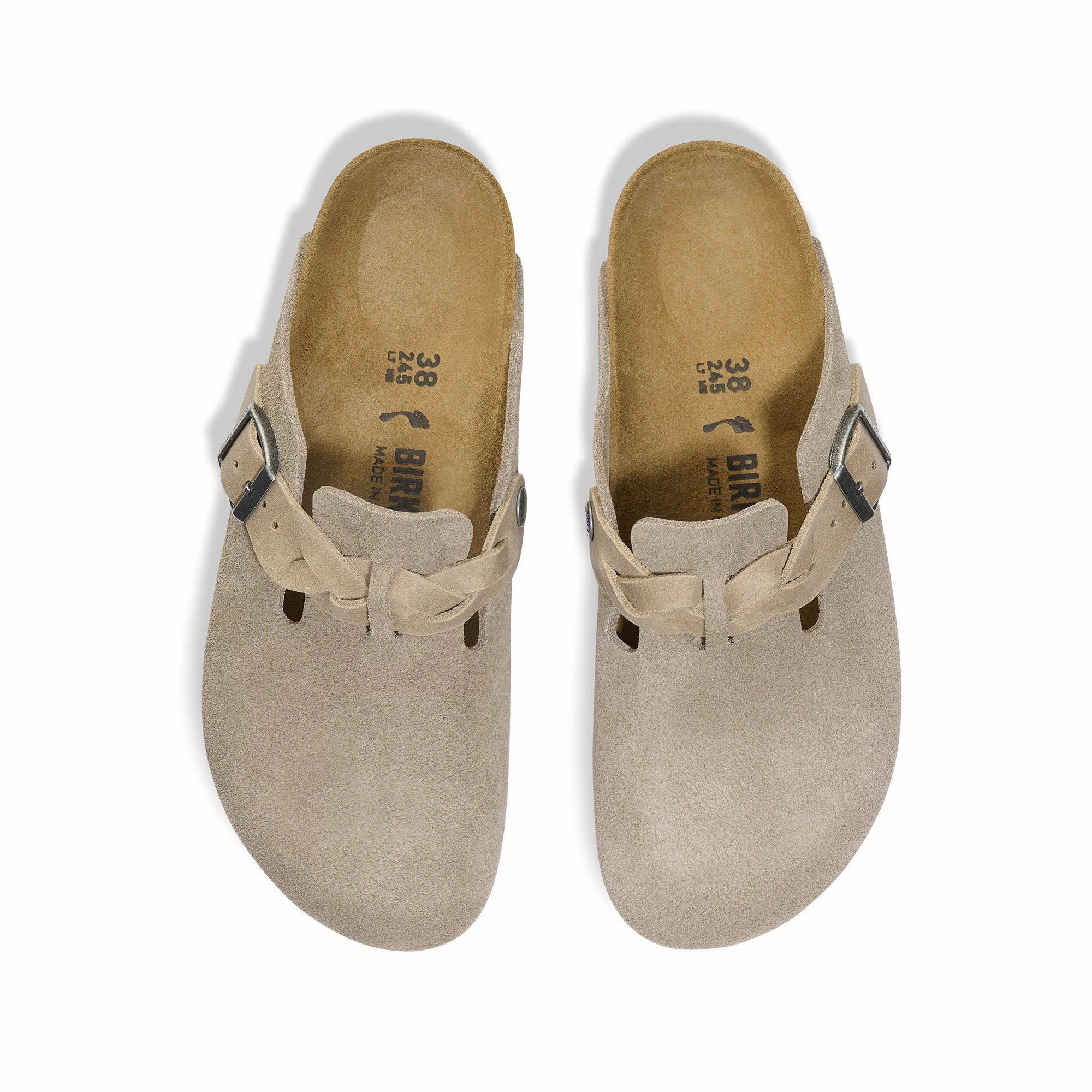 Supportive Design Birkenstock Boston Braid Sandals (Narrow)