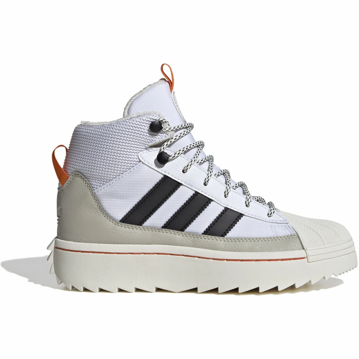 Cowboy Fan adidas Originals White/Core Black/Putty Grey Superstar Winter Trek J Boots