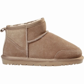 Sofie Schnoor Young Beige Boots Low Cushioned Step Rough Terrain