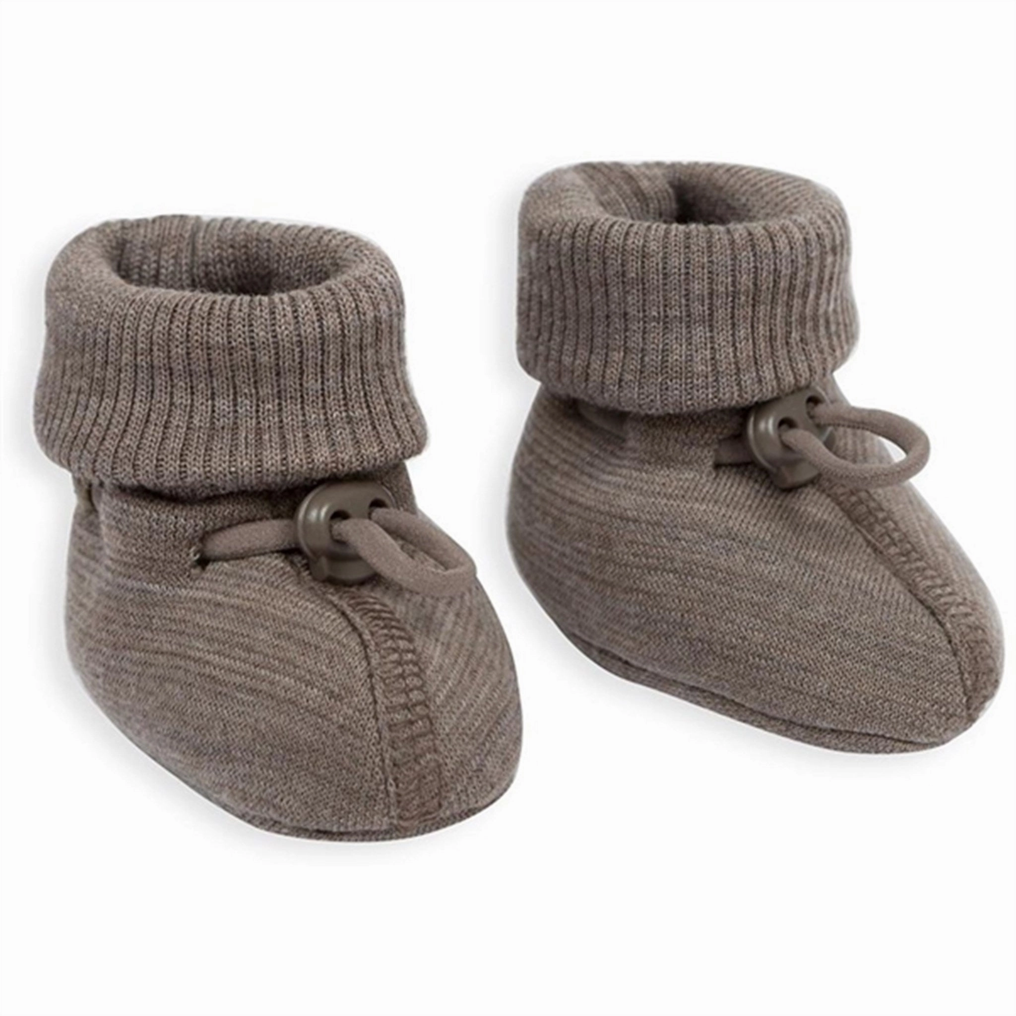 Breathable Design Strap Design Smallstuff Wool Booties Nature