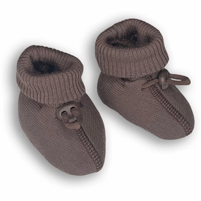 Smallstuff Wool Booties Rose Brown Comfy Glide All terrain