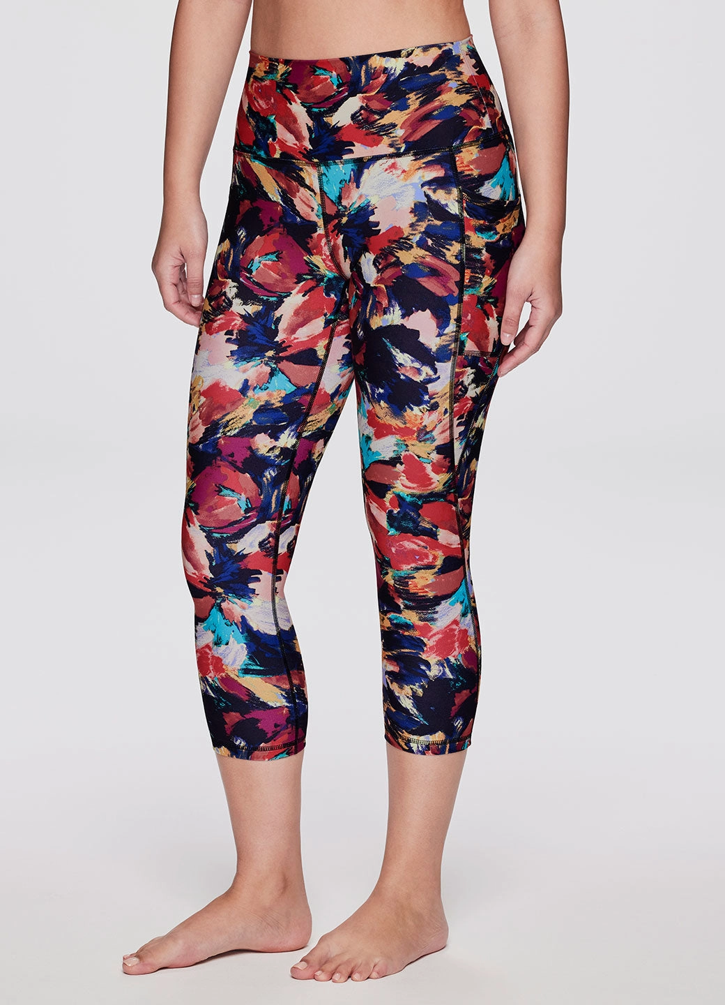 Full-length Summer Blossom Super Soft Capri