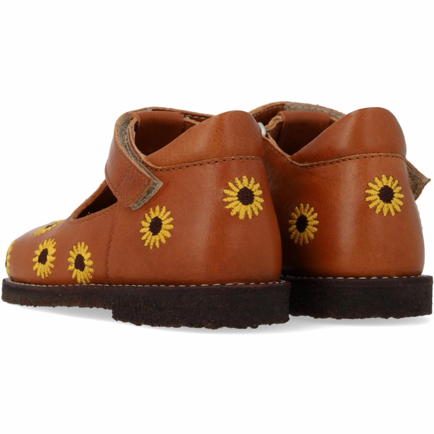 Angulus CAndnac Klassisk Beginner Mary Jane's Med Solsikkebroderi Youth Style