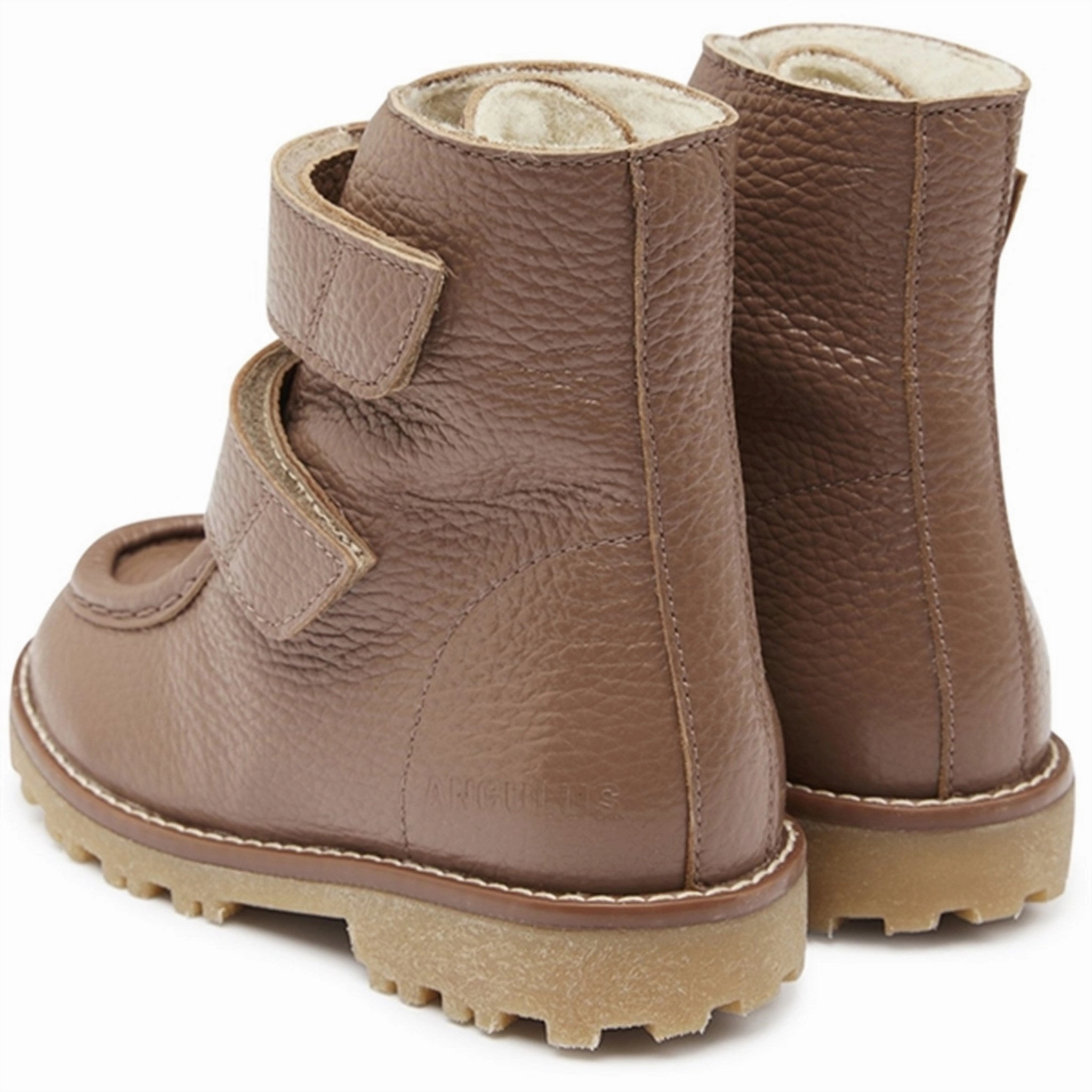 Angulus Mid-Cut St?vle With Velcro Nougat Protective Finish Hiking Trails