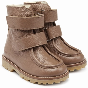 Padded Interior Weather Resistant User Knit Top Angulus Mid-Cut St?vle With Velcro Nougat