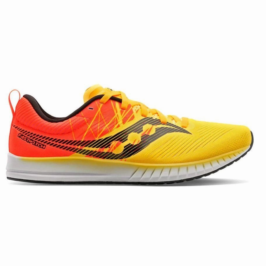 Saucony Fastwitch 9 Womens Running Shoes - Yellow road running shoes