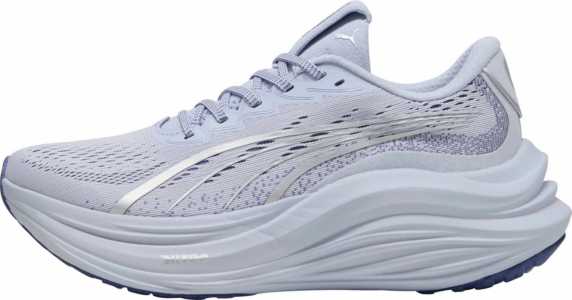 All Terrain Adaptability maximalist running option Puma MagMax Nitro Womens Running Shoes - Blue