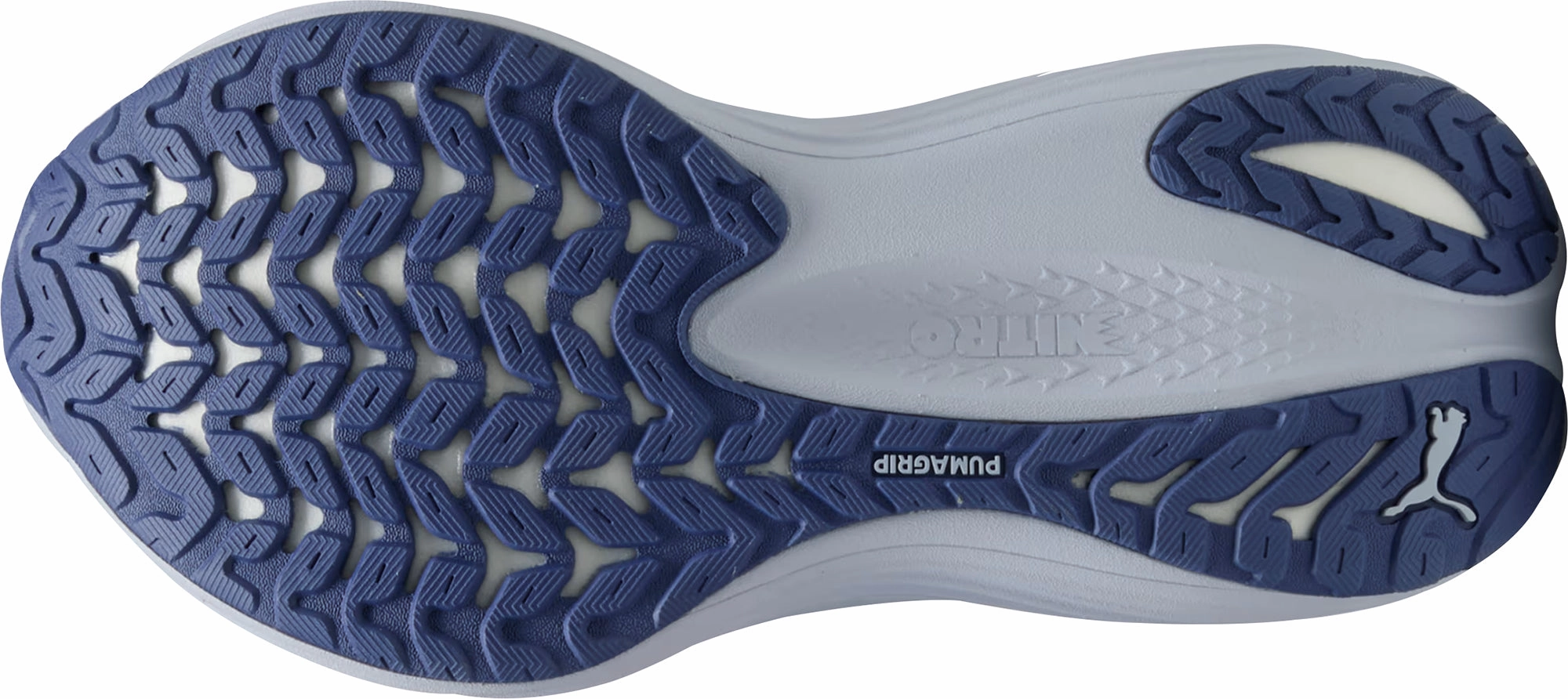 Wide - footed Puma MagMax Nitro Womens Running Shoes - Blue