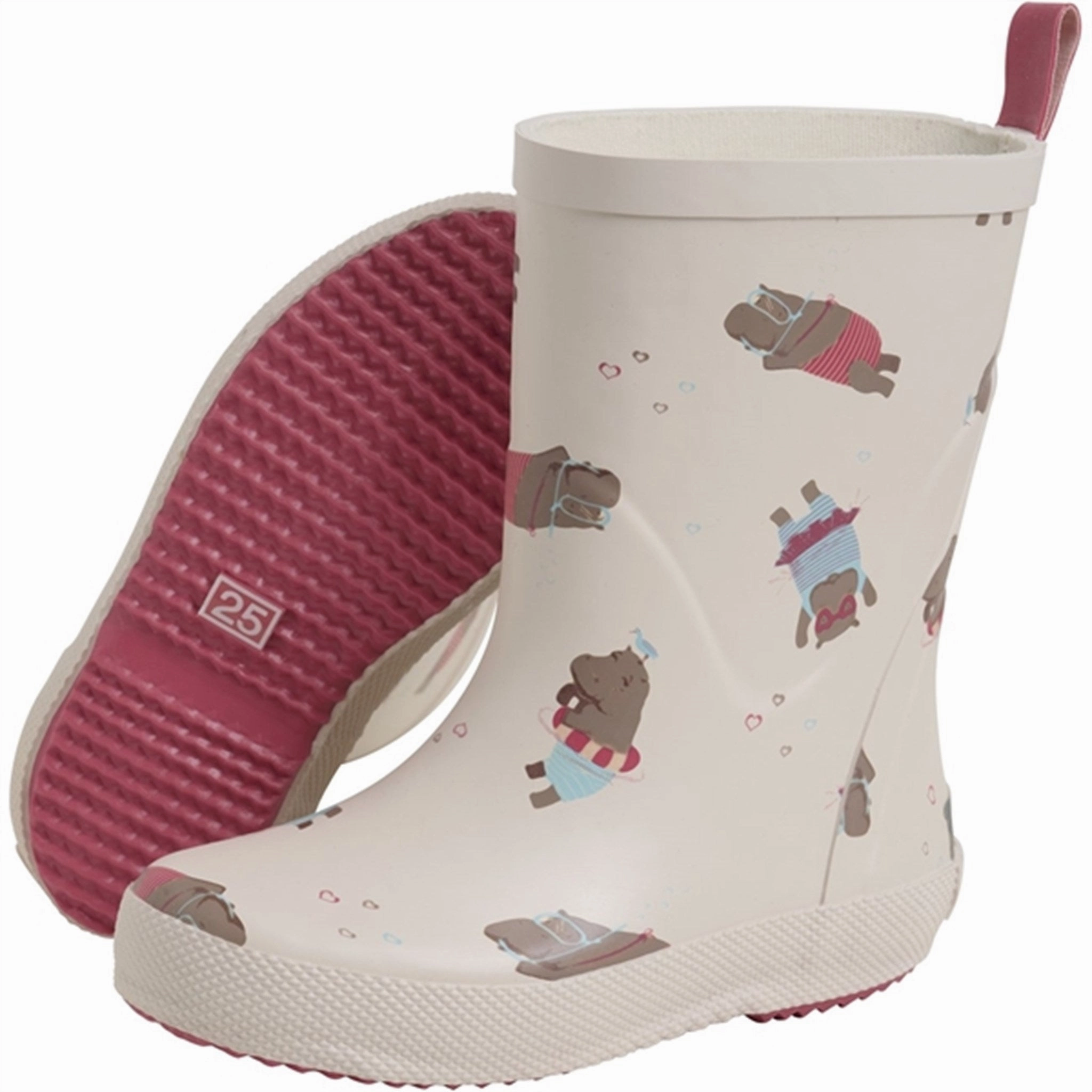 CeLaVi Rain Boots Aop Warm Taupe Reinforced Comfortable ankle support