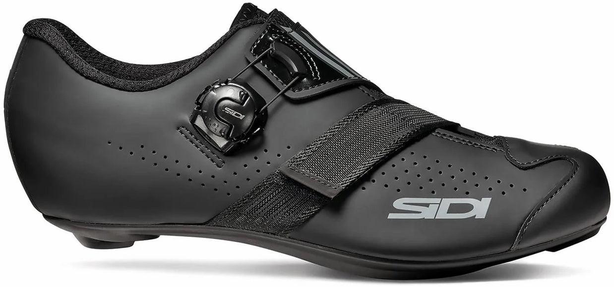 Sidi Prima Mens Road Cycling Shoes - Black Durable Material Weekend Routine