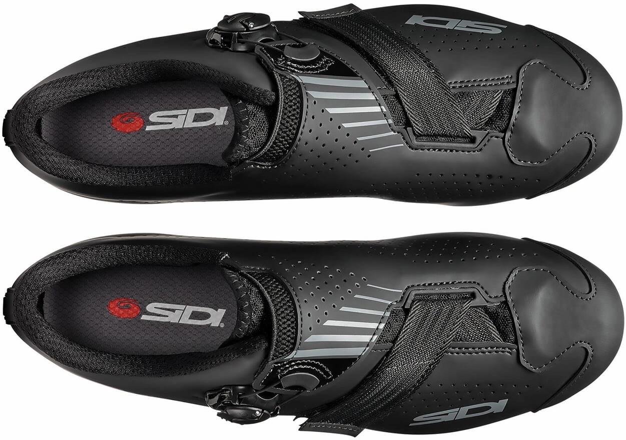 Foam Pod Cushioning Plush Lining Sidi Prima Mens Road Cycling Shoes - Black