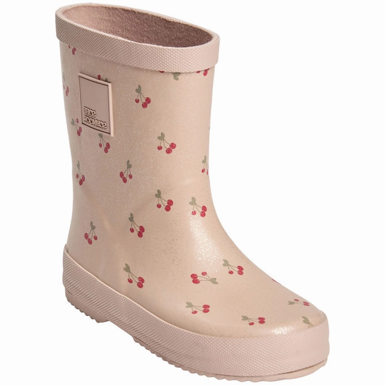 Sofie Schnoor AOP Cherry Rubber Boots Handcrafted Stitching