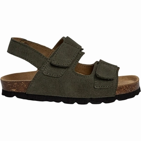 Sofie Schnoor Army Green Sandals Eva Midsole Stylish Slides