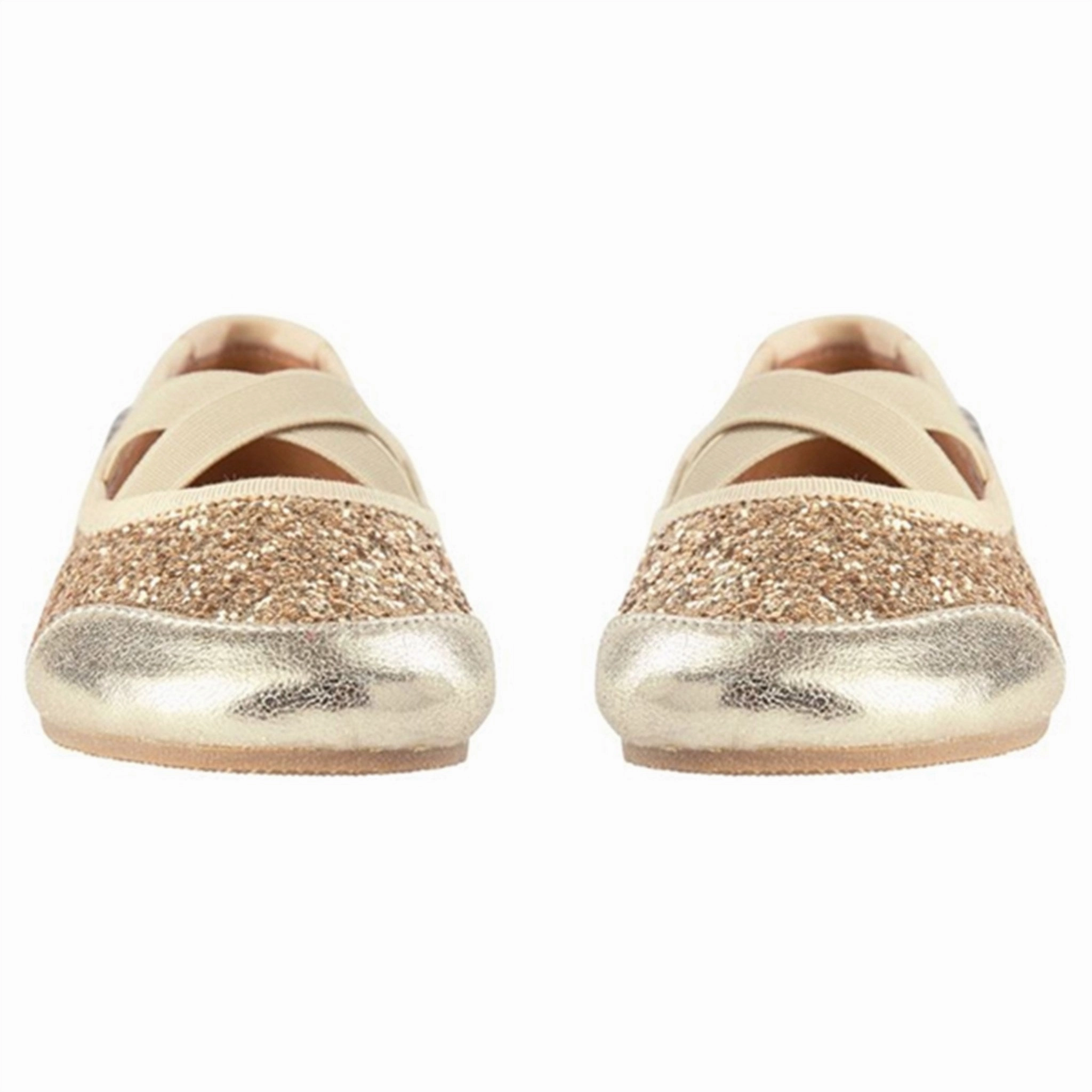 Sofie Schnoor Ballerina Indoors Shoes Champagne Relax Fit Shoes Slip-On Comfort