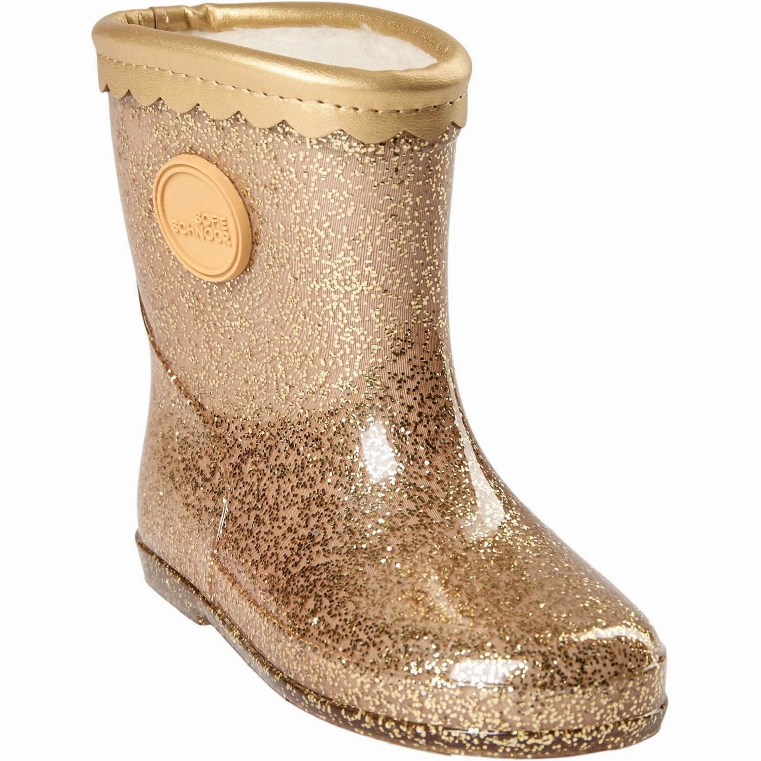 Sofie Schnoor Champagne Rubber Boots Urban Ready