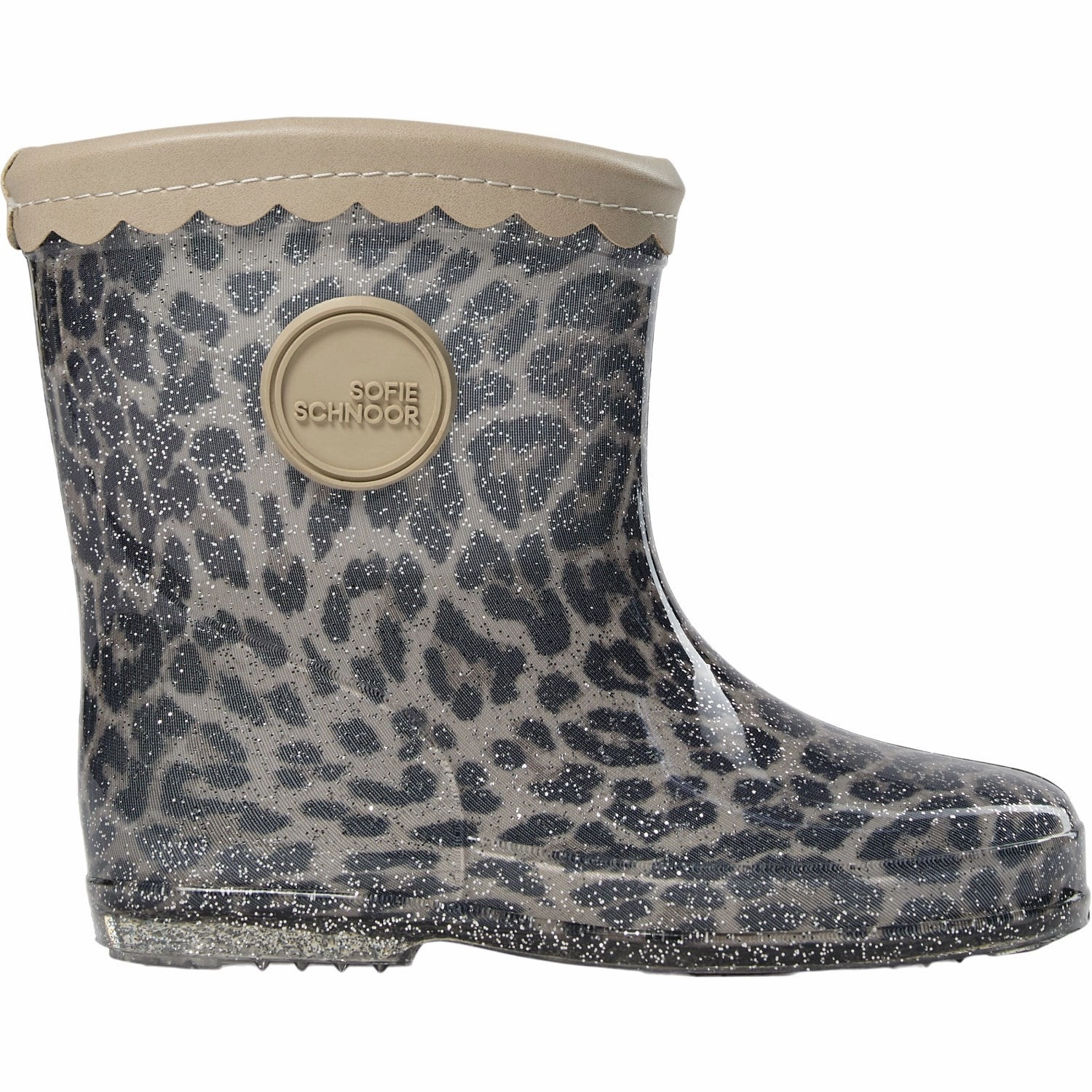 Anti Odor Sofie Schnoor Leopard Perlask Rubberboot