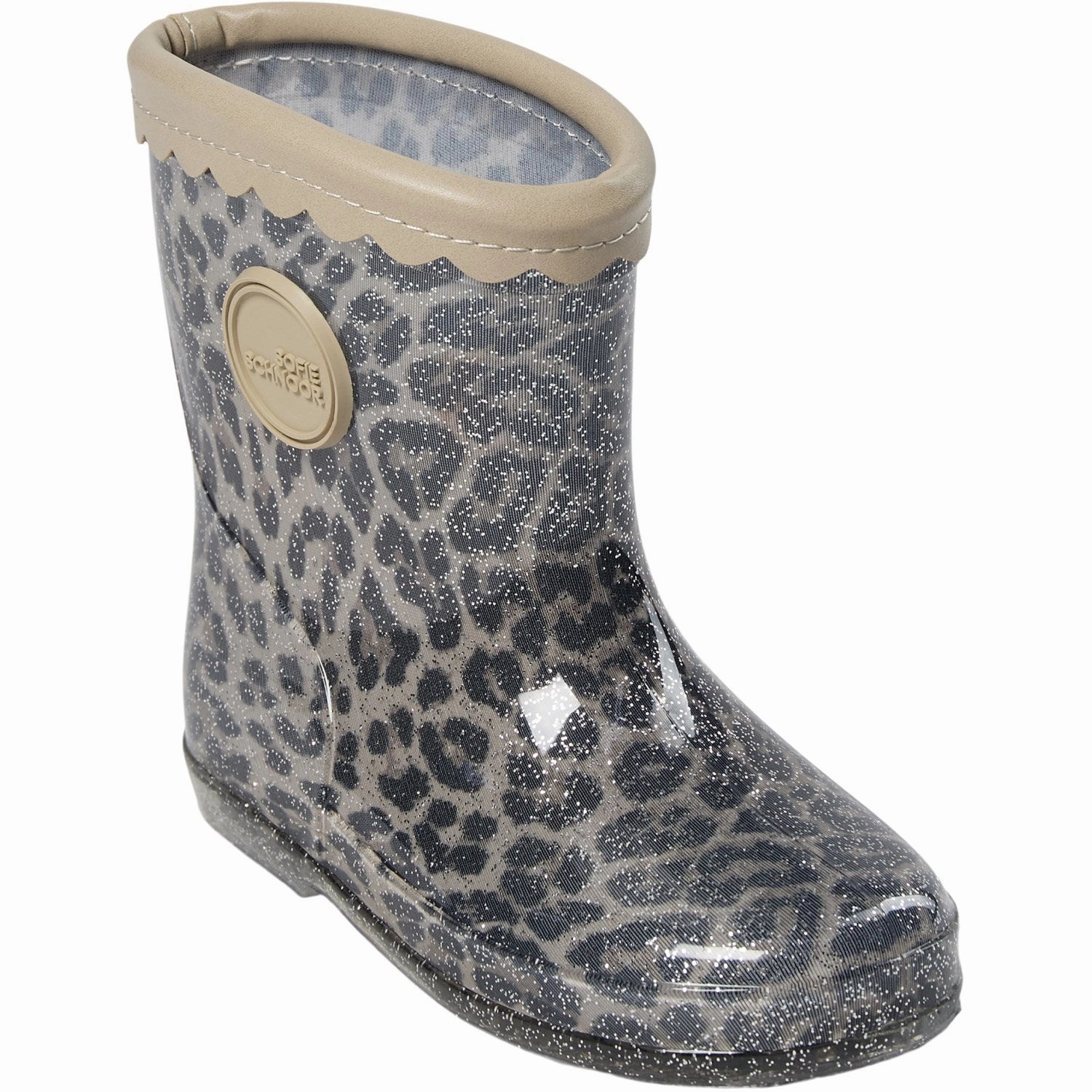 Vintage Style Seamless Interior Construction Sofie Schnoor Leopard Perlask Rubberboot