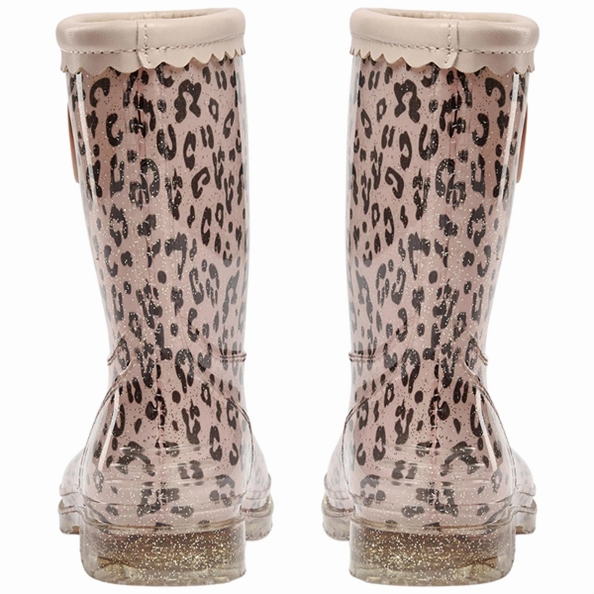 Sofie Schnoor Leopard Rubber Boot Dual Density Outsole Rain Proof