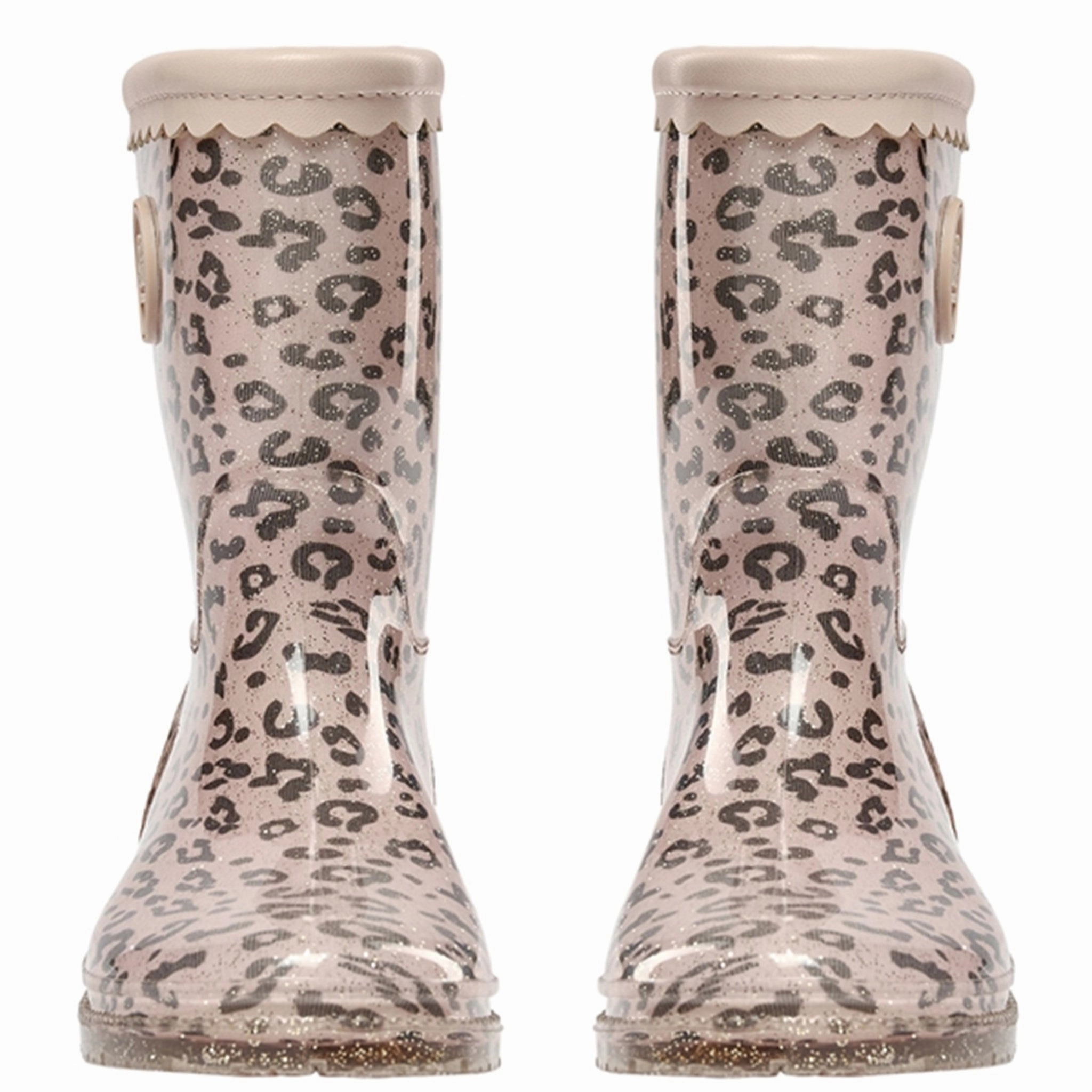 Sofie Schnoor Leopard Rubber Boot Waterproof River Crossing Cordura Material