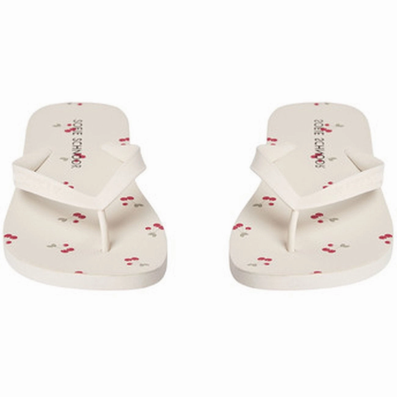 Sofie Schnoor Off White AOP Cherry Sandal Trendy Fit Rural View