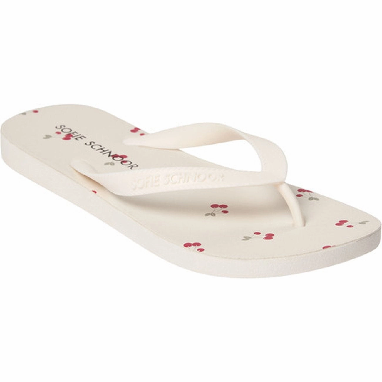 Sofie Schnoor Off White AOP Cherry Sandal Sand Step Perfect Cushion