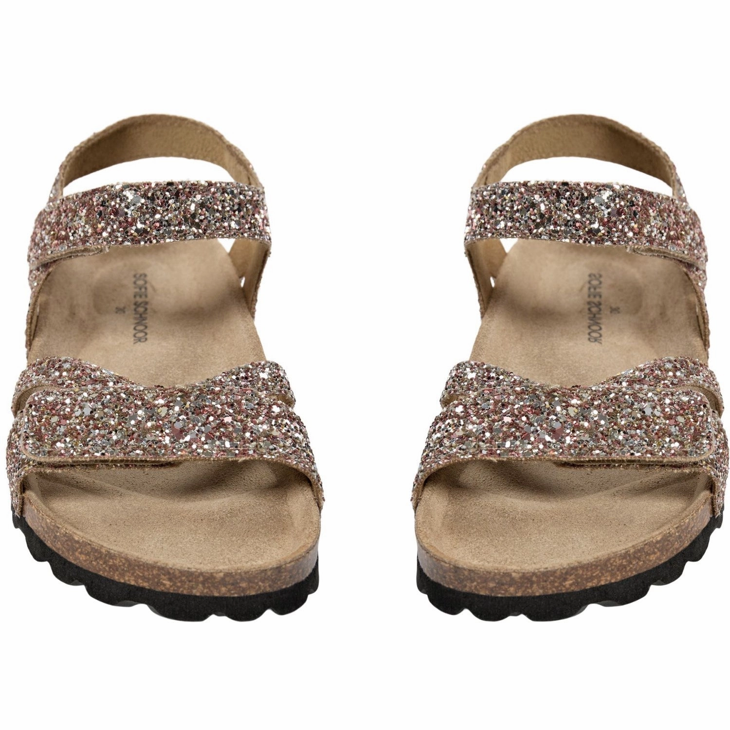 Sofie Schnoor Rose Glitter Linasy Sandal Flexible structure