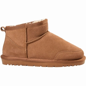 Sofie Schnoor Young Tan Boots Low Flexible Outsole Smart Footwear