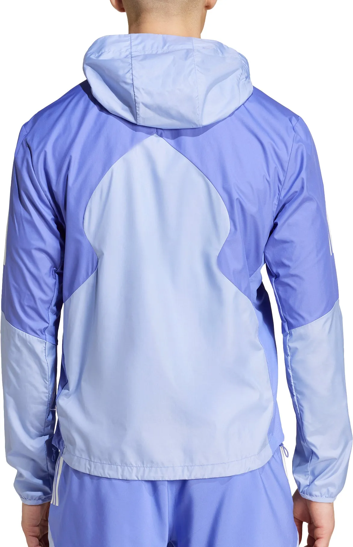 Casual Layer adidas Own The Run Mens Running Jacket - Blue