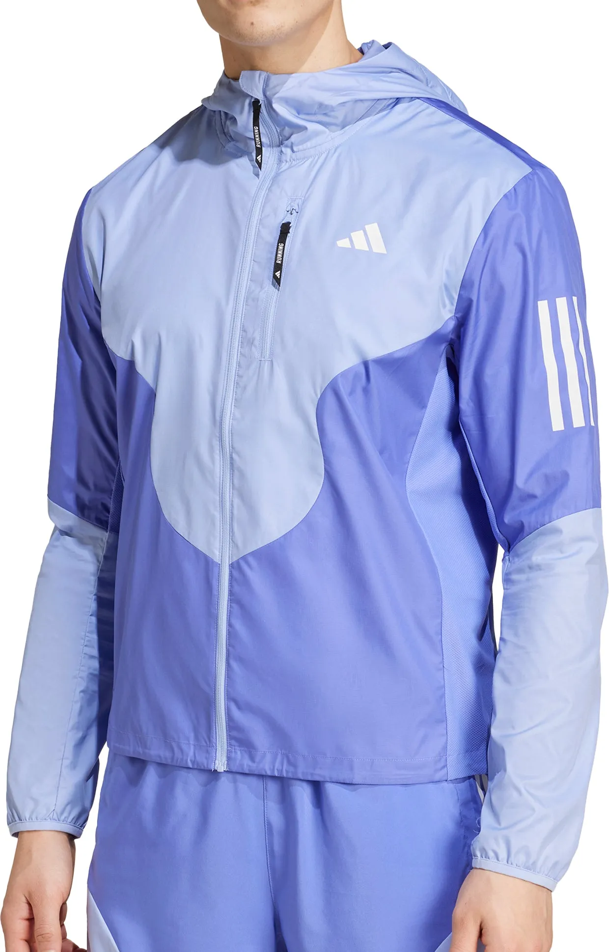 adidas Own The Run Mens Running Jacket - Blue Fashionable Style