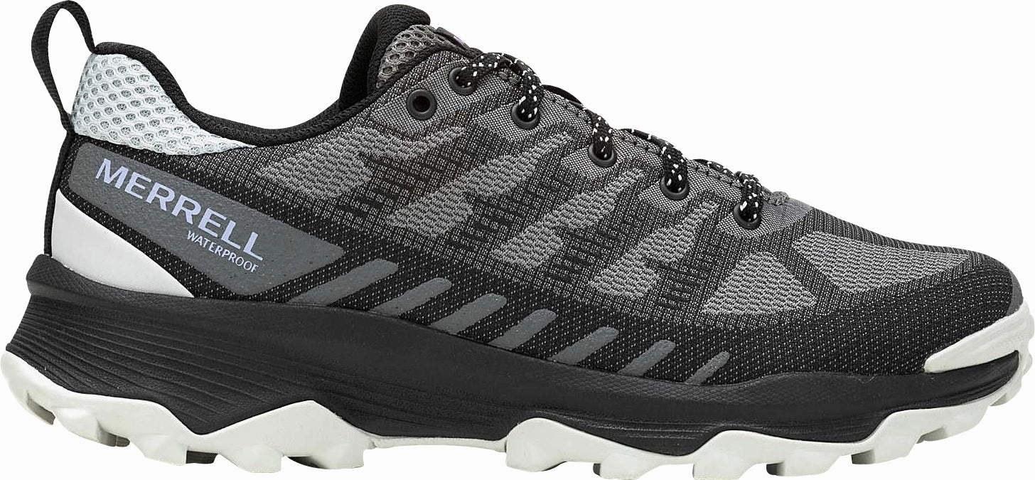 Breathable Linings horseback riding Merrell Speed Eco Waterproof Womens Walking Shoes - Grey