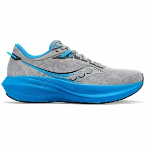 Saucony Triumph 21 Womens Running Shoes - Grey Flexible Motion Grooves Sports equipment