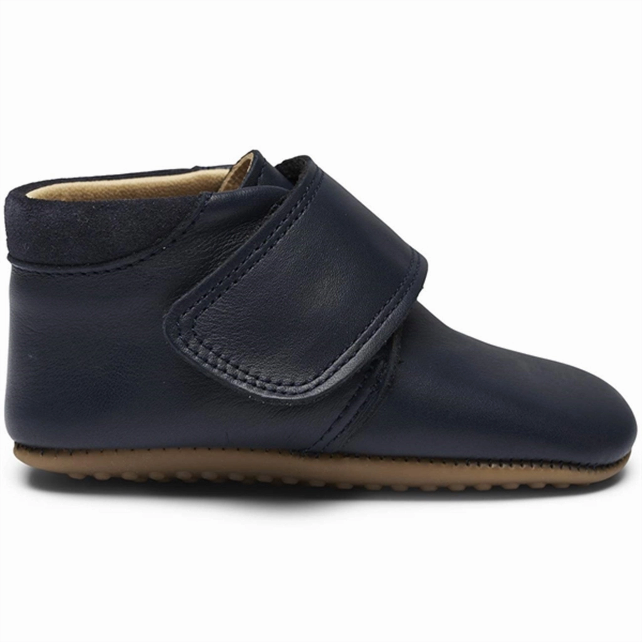 Abdominal Support System Quick Slip Pom Pom Indoor Shoe Velcro Navy