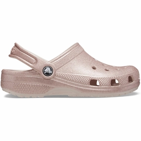 Crocs Classic Glitter Clog Quartz Glitter Flex form