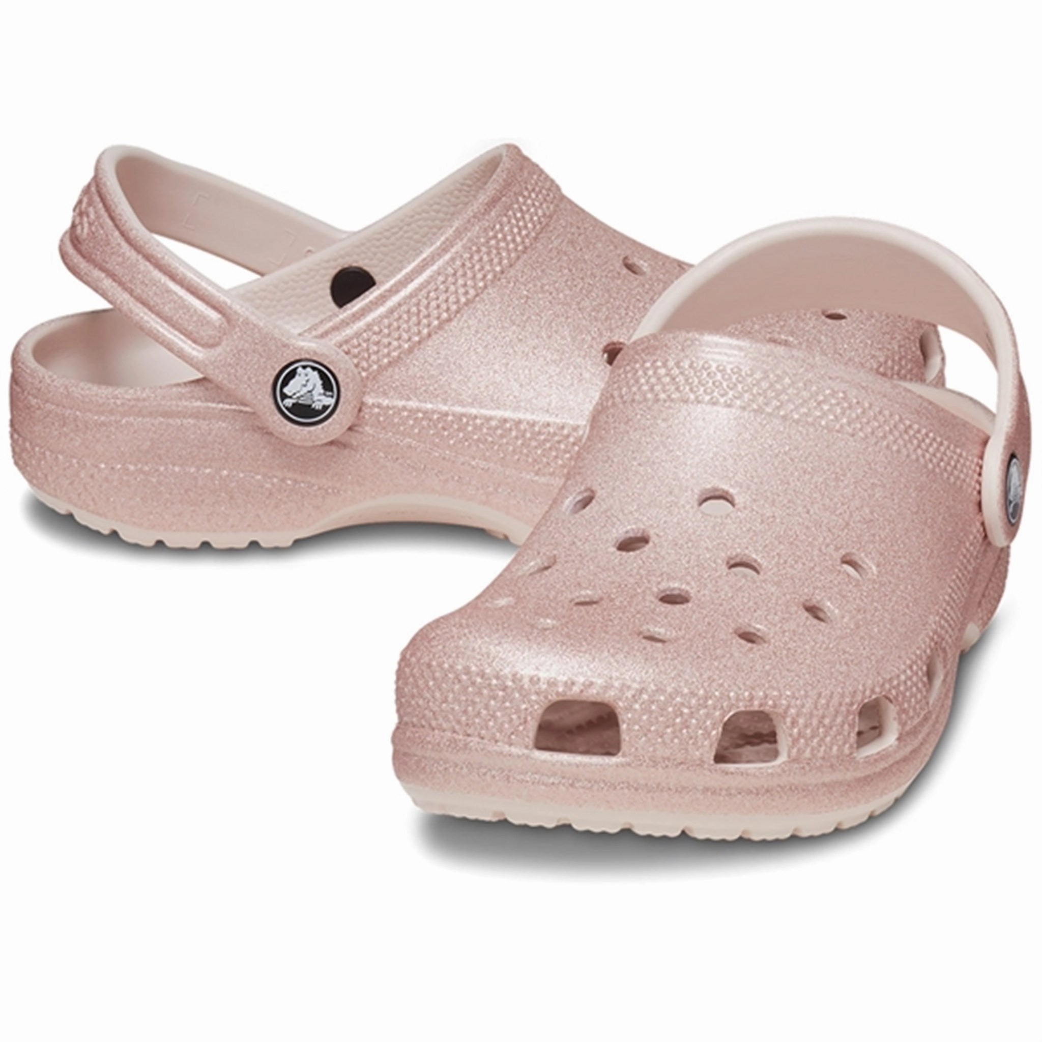 Crocs Classic Glitter Clog Quartz Glitter Outfit Match
