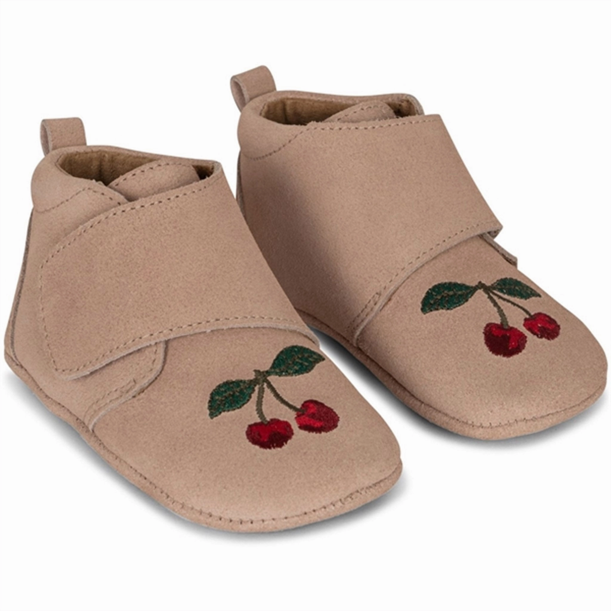 EasyToClean Quick Slip Konges Sl?jd Mamour Embroidery Footies Dusty Pink