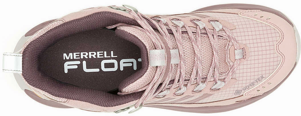 Merrell Moab Speed 2 Mid GORE-TEX Womens Walking Boots - Pink for elliptical use