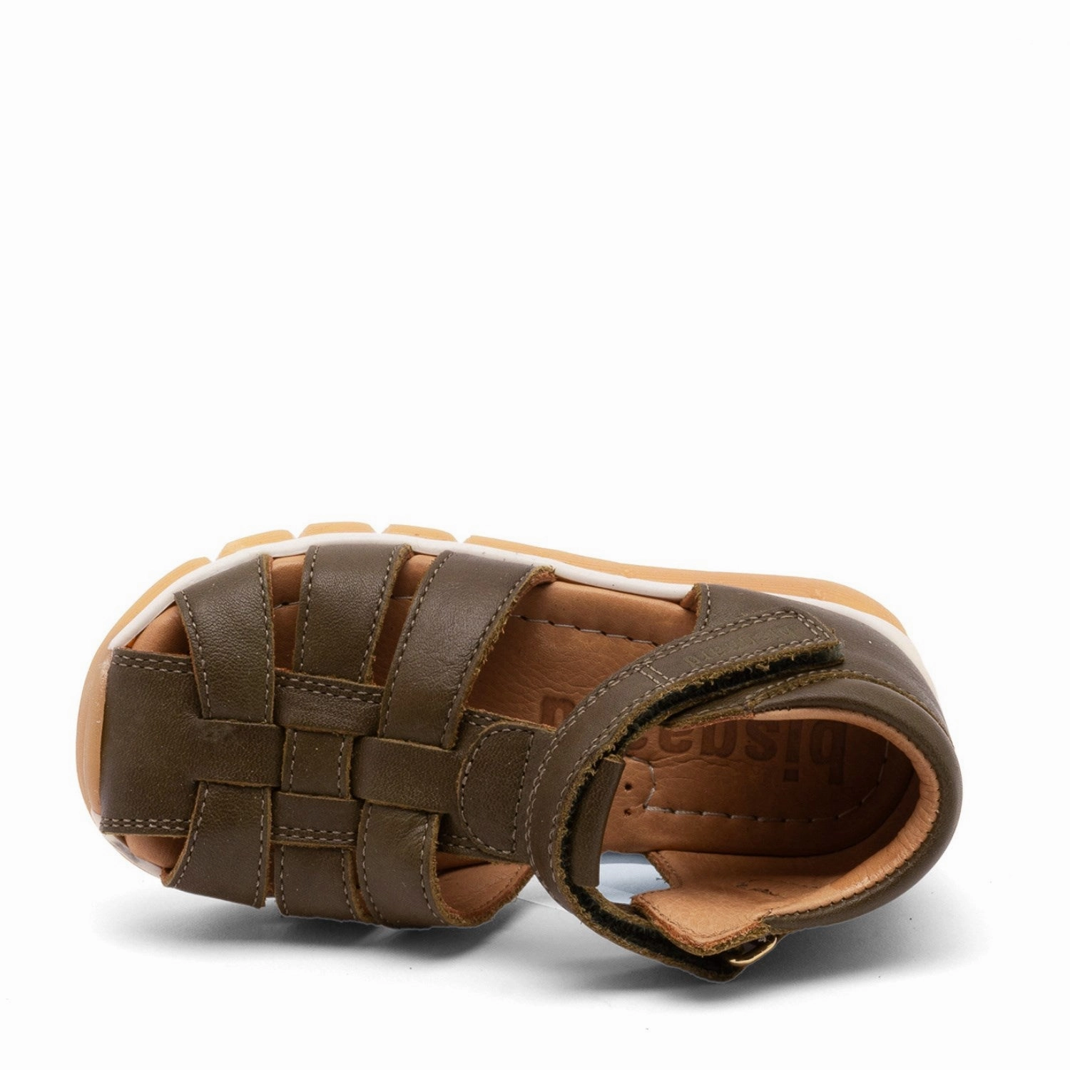 Footwear for Traveling Bisgaard Khaki Billie Sandal